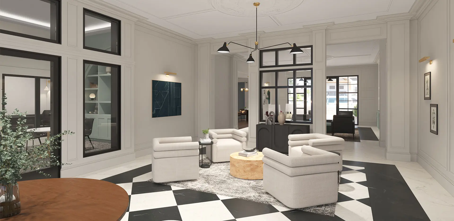Lobby Rendering Banner