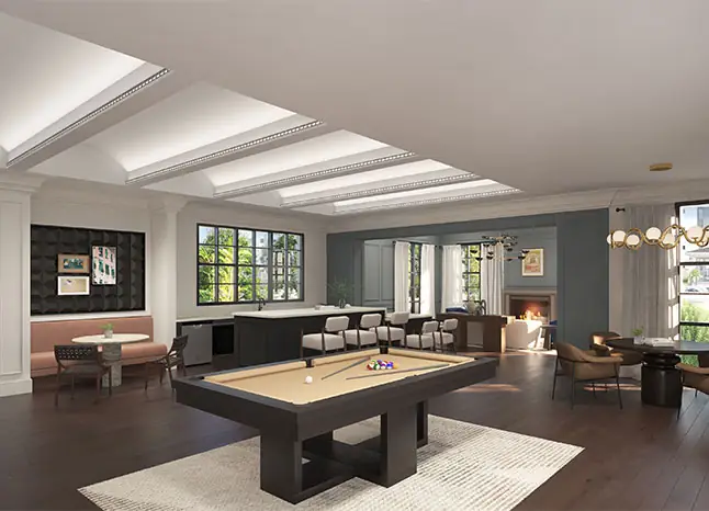 Clubroom & Social Spaces